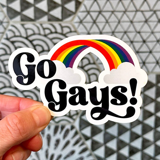 Go Gays! Sticker