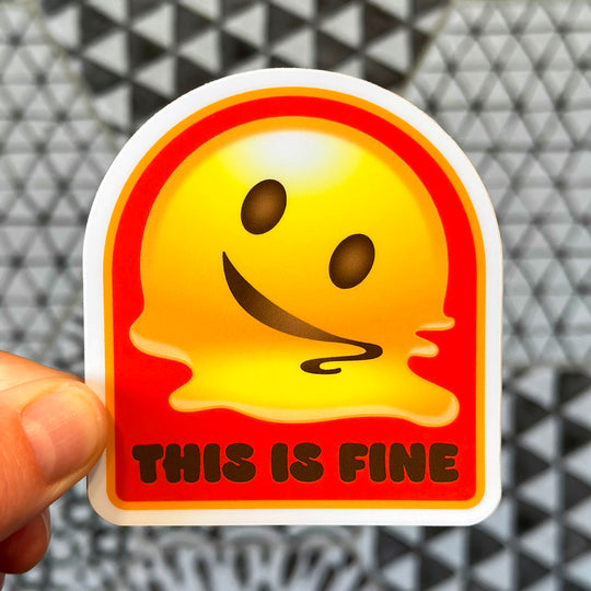 This Is Fine Sticker