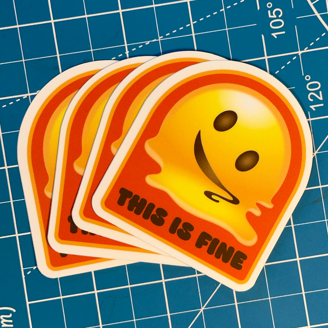 This Is Fine Sticker