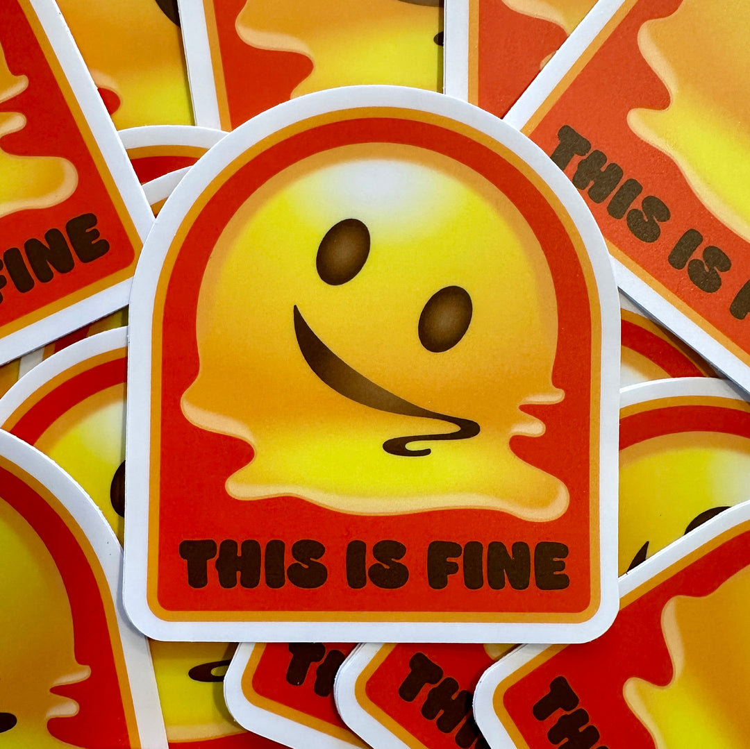 This Is Fine Sticker