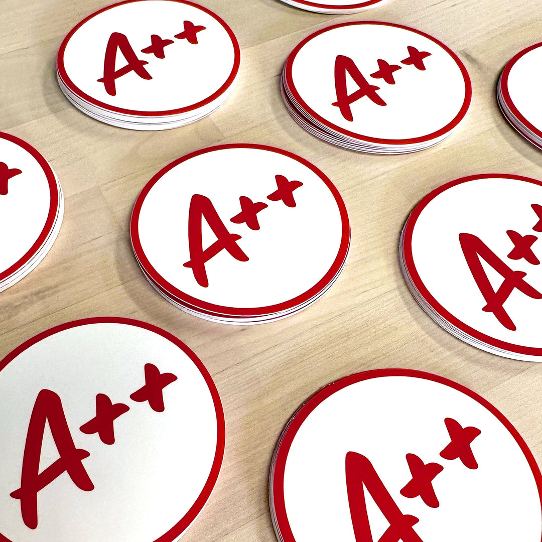 A++ Vinyl Sticker | Show Appreciation With This Sticker | KP General Store